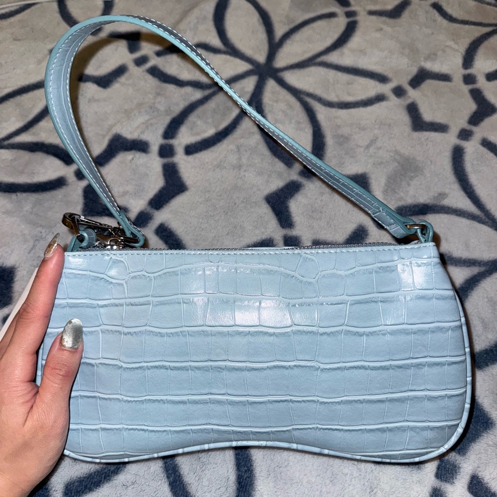 JW Pei croc shoulder bag
